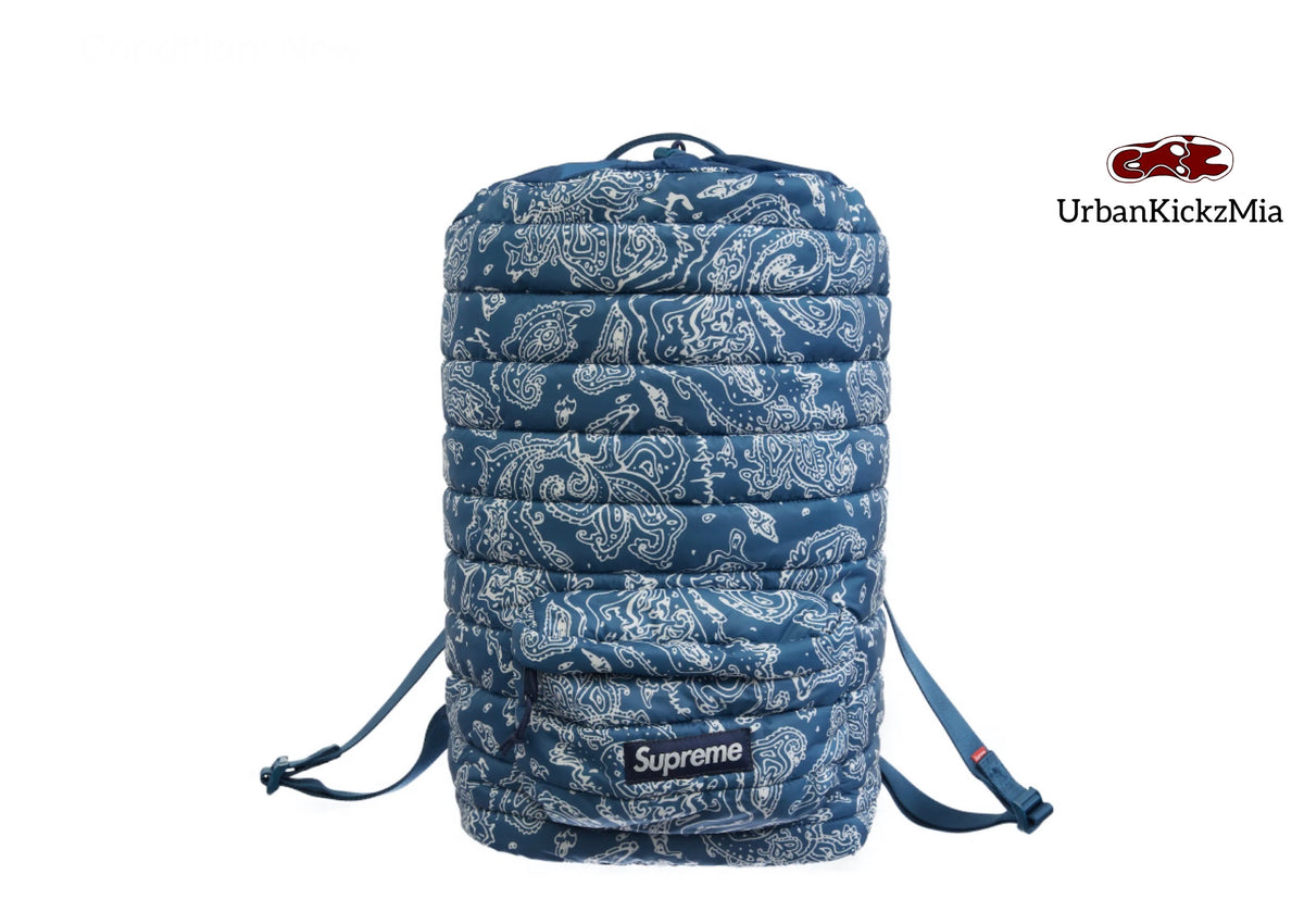 Supreme Bandana Puffer Backpack